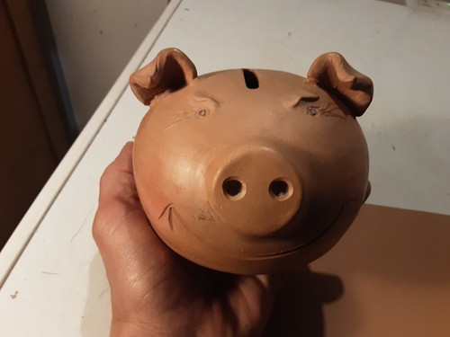 Salvadanaio terracotta - in,