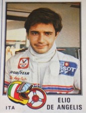 PANINI FIGURINA STICKER FORMULA 1 GRAND PRIX 1980 - 75 ELIO DE ANGELIS