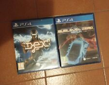 Lotto DEX RARISSIMO ?? + SUBLEVEL Zero Redux PS4 PAL ITALIANO PlayStation 4