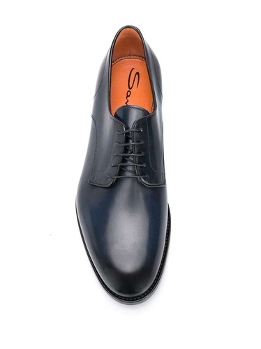 Santoni scarpa liscia pelle - santoni,