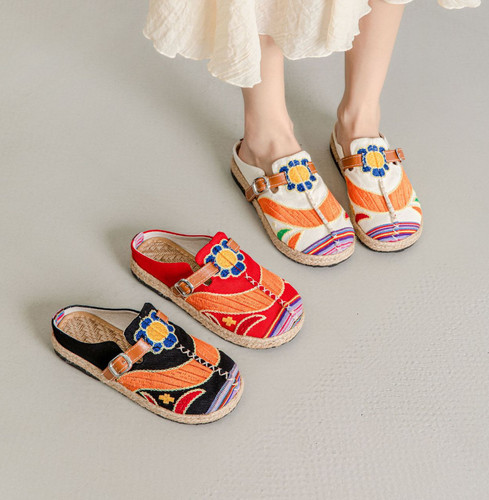 Pantofole donna stile cinese