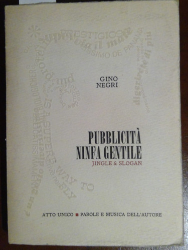 Gino negri 1970 pubblicita - gino, pubblicita'