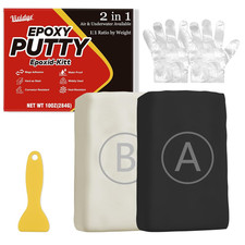 Stucco Epossidico Bicomponente, 280G Stucco per Plastica, Pasta Modellabile per 