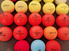 PALLE DA GOLF COLORI FLUO - 38 PALLINE