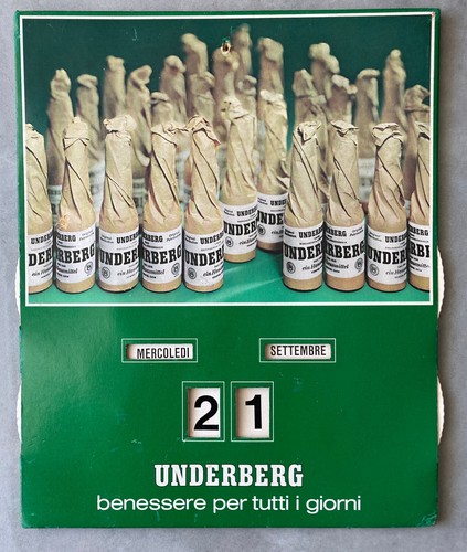 Underberg calendario perpetuo - calendario,