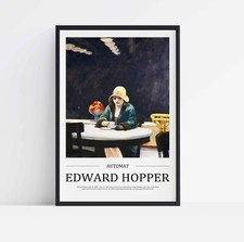 Edward Hopper Morning Sun tela allungata o stampa poster senza cornice arte da parete