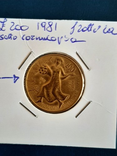 Moneta repubb 1981 200 - repubb, lire