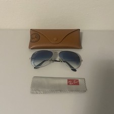 Ray-Ban Aviator 58m Occhiali da Sole per Uomo - Blue Gradient (RB3025...