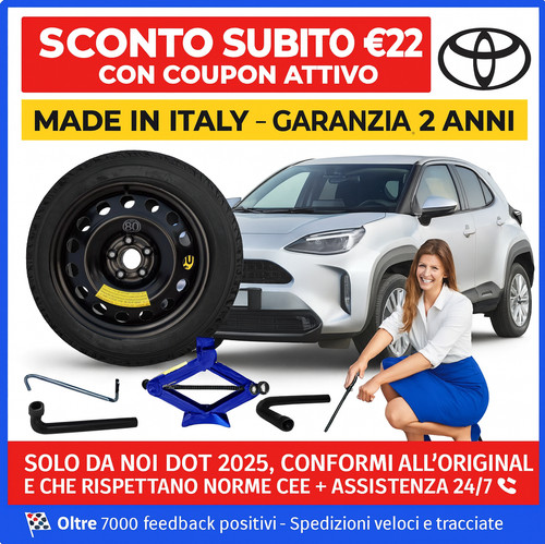 Kit ruotino scorta toyota - scorta,
