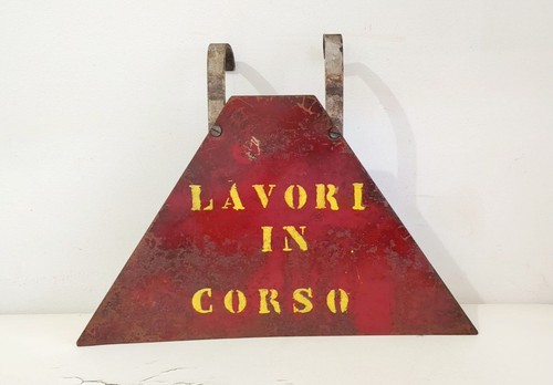 Vecchio cartello anni 60 - vecchio,
