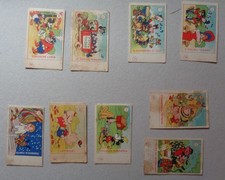 LOTTO 9 FIGURINE CONCORSO ELAH NUMERI VARI TOPOLINO WALT DISNEY ANNI 30 RARO TOY