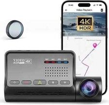 Sensore Dash Cam Telecamera Auto Anteriore e Posteriore Ultra HD 4K+1080P Super Visione Notturna
