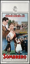 poster film originale SOMBRERO montalban, angeli, gassman, charisse, FOSTER
