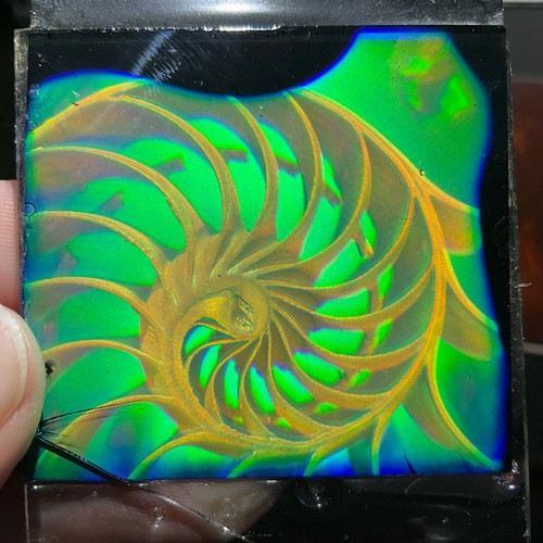 Quadro vetro ologramma 2x2