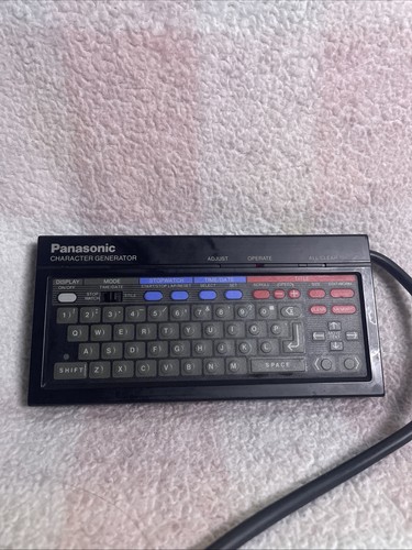 Panasonic character generator - character,