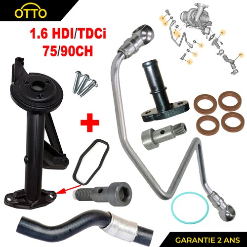Kit montage turbo crepine - de,