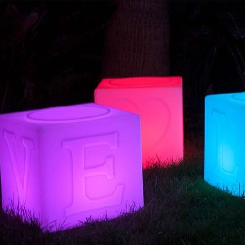 Love lamp cubo luminoso con - love,