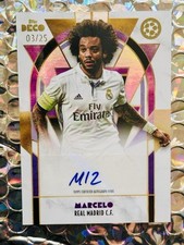 Topps Deco UCC La Liga Real Madrid Brazil Marcelo Legend Auto Signature/25 Rare!
