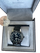 NUOVO ZODIAC SUPER SEA WOLF COMPRESSIONE SUBACQUEO CERAMICA 41MM STP 1-11 COSC ZO9595