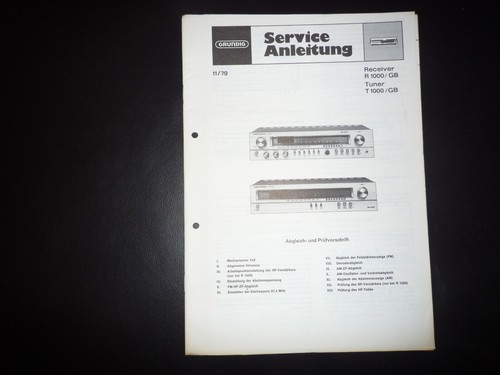 Manuale servizio originale - servizio,