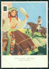 Oristano Samugheo Costumi Sardi Bakisfigus FG cartolina MQ5284