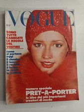 Moda VOGUE Italia ottobre 1972 numero speciale pret-a-porter -  Walter Albini