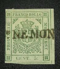 Modena n.12 annullo R1 con varietà unica due punti dopo la cifra