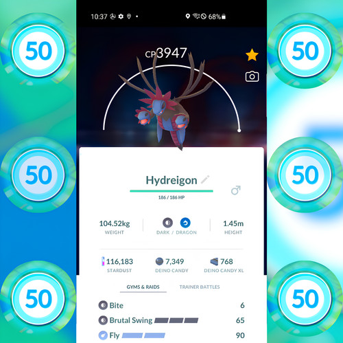 Hydreigon livello 3 mosse - hydreigon,