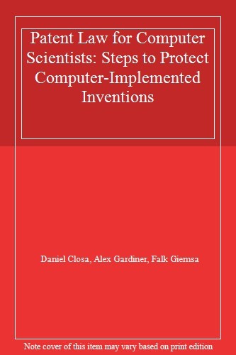 Patent law for computer - patent,