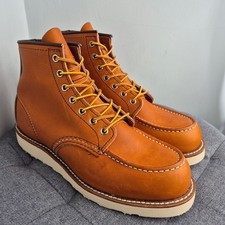 Stivali mocassini classici Red Wing 875 marrone marrone marrone oro Legacy UK 7,5 EU 41,5 nuovi