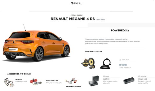 Kit sound upgrade - focal, k2