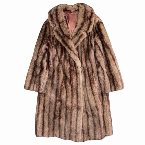 Cappotto pelliccia muskrat - pelliccia,