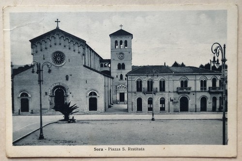 Cartolina sora piazza san - cartolina,