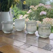 Vintage Antique Glass x 4 Old