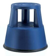 SVELT SGABELLO GIREVOLE CON RUOTE A SCOMPARSA AUTOBLOCCANTI mod.STEPPY BLU