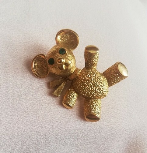 Spilla vintage bigiotteria oro - vintage,