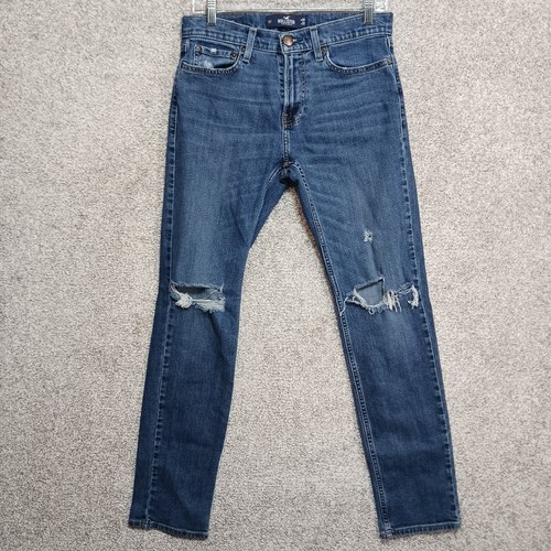 Jeans hollister uomo 29x32 blu - jeans,