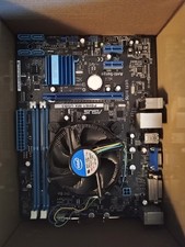 I5 3330+scheda madre Asus P8H61-MX+dissipatore Intel originale 