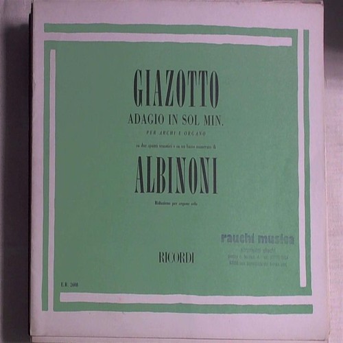 Albinoni adagio in - -, sol