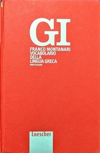 Dizionario greco - greco, (loescher)