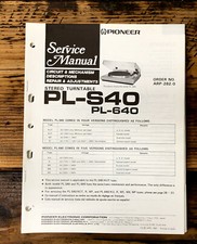 Pioneer PL-S40 PL-640