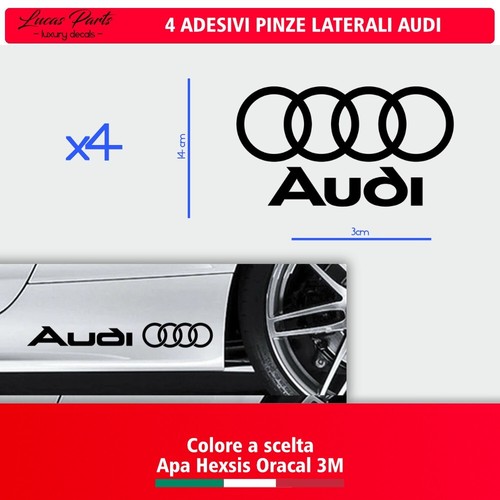 Adesivi audi anelli cm x - 4,