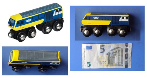 Locomotiva locomotore legno - in,