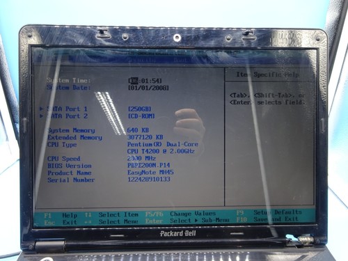Notebook packard bell easynote - notebook,