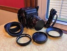 Mamiya RB67 Pro S fotocamera pellicola con obiettivo Mamiya Sekor Macro C 4,5 140 mm + extra