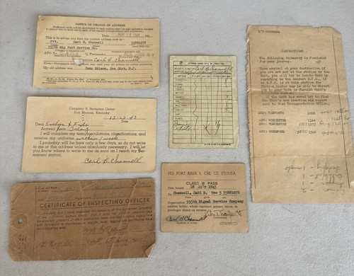 Wwii army lotto - wwii, documenti