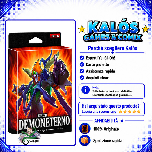 Yugioh mazzo deck demoneterno - deck,