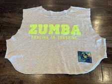 Zumba Dancing On Sunshine Muscle Tank - Top senza maniche ritagliato Miami FL - L/XL
