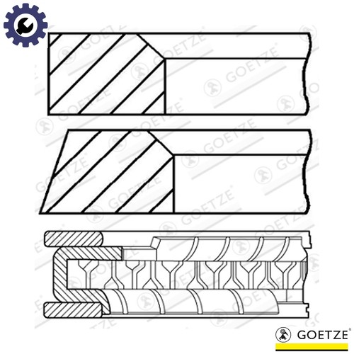 Kit anello pistone - kit,
