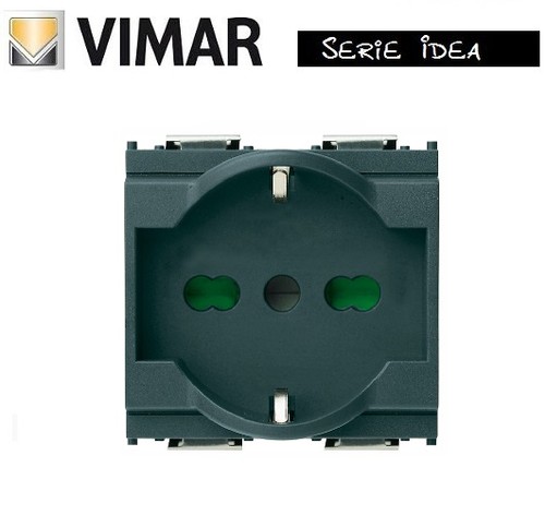 Presa schuko trivalente - presa,